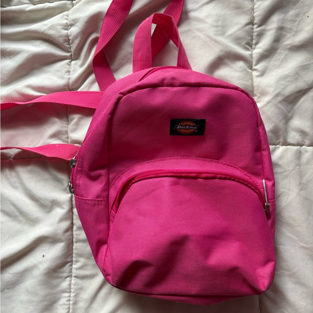 Dickies Fuchsia Backpack with Front Pocket